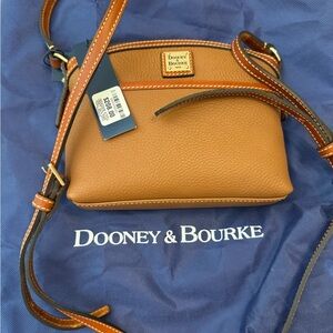 Dooney & Bourke Brown Leather Crossbody Bag